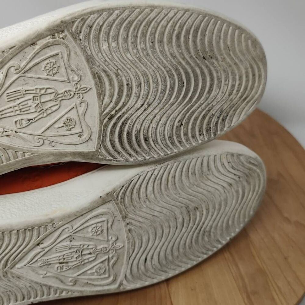 Gucci Orange Embossed High-Top Sneakers - Picture 6 of 12